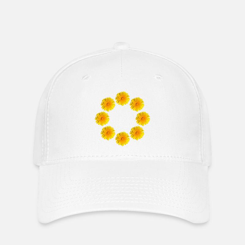 DANDELIONS III - Flexfit Cap - white