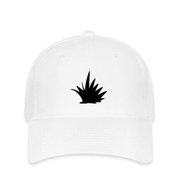 grass symbol natur pflanze form - Flexfit Cap - Weiß - Vorne