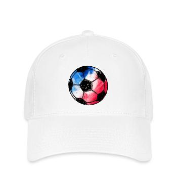 Football France - blue white red - Flexfit Cap - white - Front
