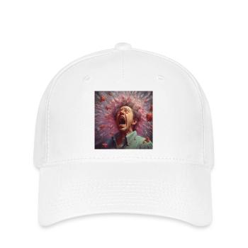Bacteria fly when sneezing - Flexfit Cap - white - Front
