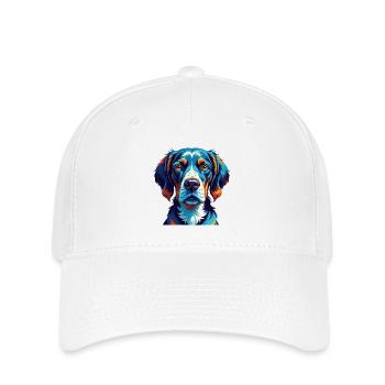 Ariege Pointer Hund Rasse Bunte Karikatur Kawaii - Flexfit Cap - Weiß - Vorne