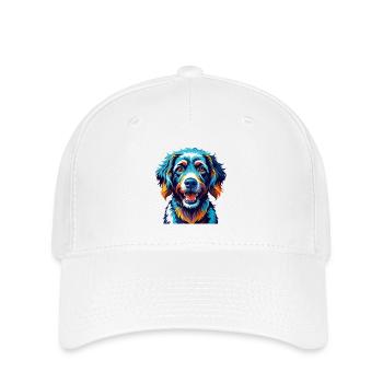 Friesische Wasserhunderasse Bunte Karikatur Kawaii - Flexfit Cap - Weiß - Vorne