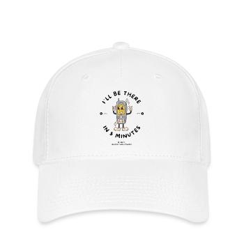 Dessin animé de seulement 5 minutes - Casquette Flexfit - blanc - Devant