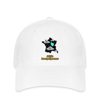Burgund Wetter - Flexfit Cap - Weiß - Vorne