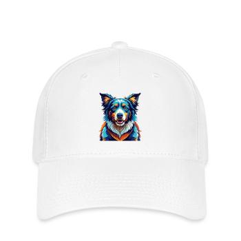 Picardie Schäferhund Rasse Bunt Karikatur Kawaii - Flexfit Cap - Weiß - Vorne