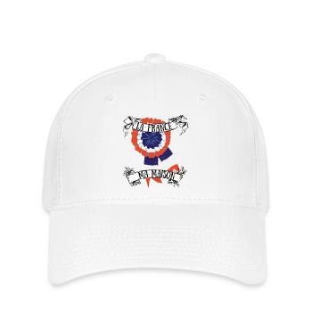 La France ma maison - Casquette Flexfit - blanc - Devant