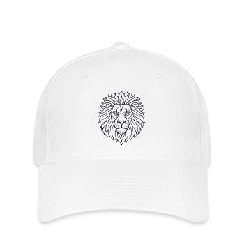 Lion Head - Flexfit Cap - white - Front