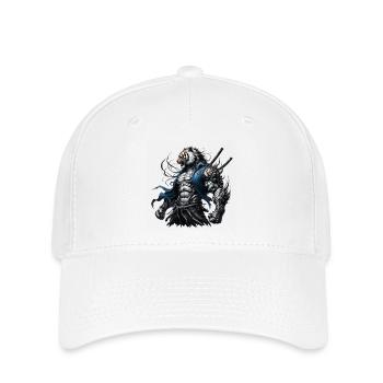 Samurai Tiger - Flexfit Cap - white - Front
