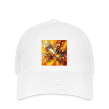 Squares 3 - Flexfit Cap - white - Front