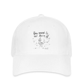 Un oiseau en mue dans le vent d’automne - Casquette Flexfit - blanc - Devant