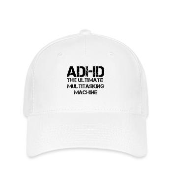 ADHS - Flexfit Cap - Weiß - Vorne