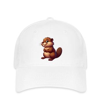 Bieber - Flexfit Cap - Weiß - Vorne
