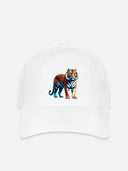 Tiger - Flexfit Cap - Weiß