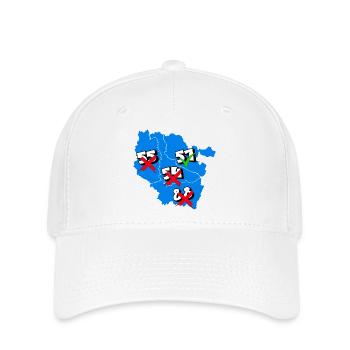 Region Lothringen - Flexfit Cap - Weiß - Vorne
