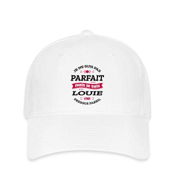 LOUIE PARFAIT - PRENOM LOUIE - Casquette Flexfit - blanc - Devant