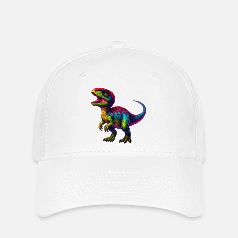 Dinosauro - Flexfit Cap - bianco