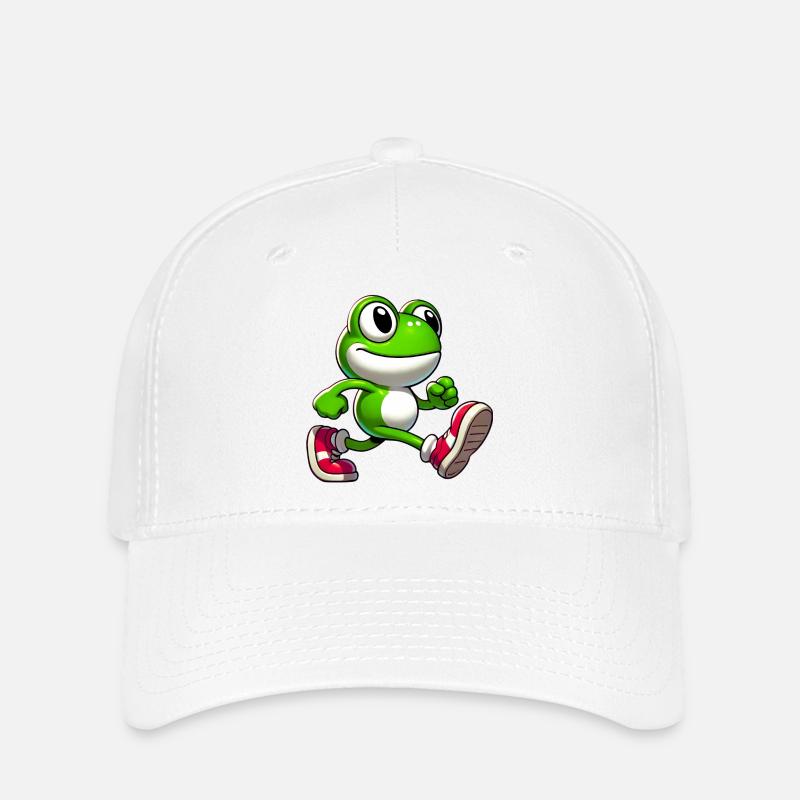 Grenouille - Casquette Flexfit - blanc