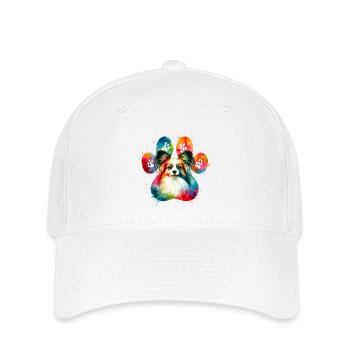 Papillon Art 3 - Flexfit Cap - white - Front