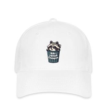 Champion de cache-cache et de grincement - Casquette Flexfit - blanc - Devant