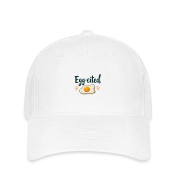 Oeuf-cité - Casquette Flexfit - blanc - Devant
