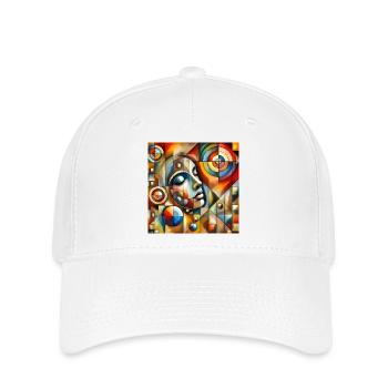 Schlafende Frau - Flexfit Cap - Weiß - Vorne