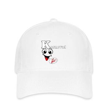 Carnaval , Le carnaval est génial , Chemise amusante de fête - Casquette Flexfit - blanc - Devant