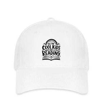 Tous les enfants cool lisent - Casquette Flexfit - blanc - Devant