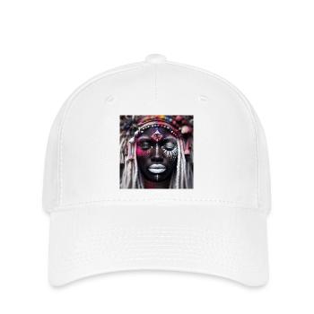 Divinité Africaine - Casquette Flexfit - blanc - Devant