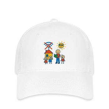 No Wi-Fi, no pity - Flexfit Cap - white - Front