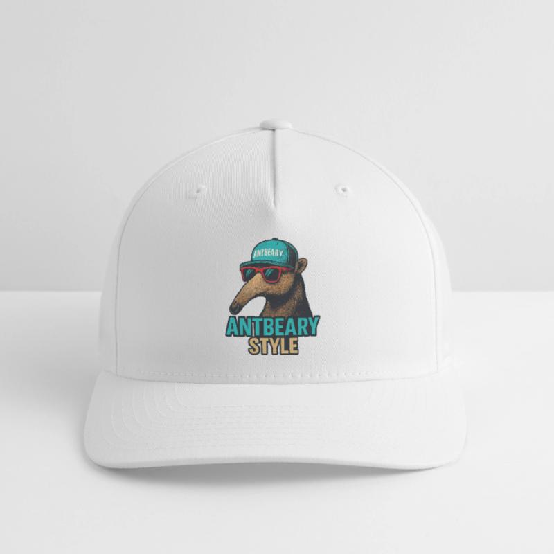 Antbeary Style Aardvark Cartoon Flexfit Cap