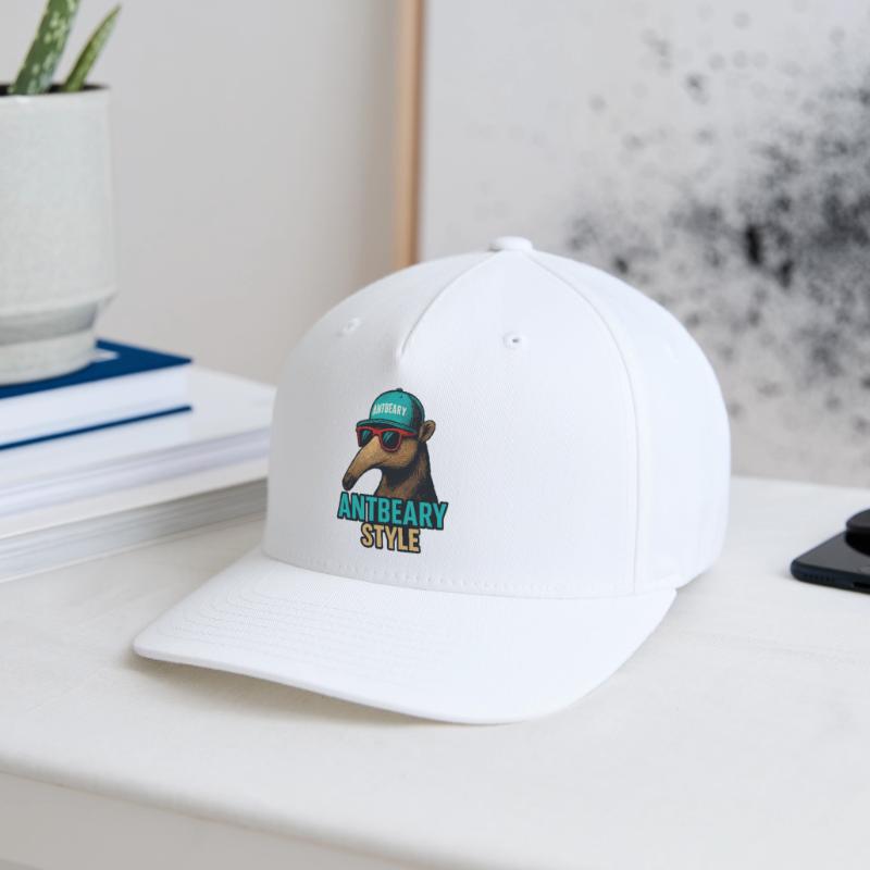 Antbeary Style Aardvark Cartoon Flexfit Cap
