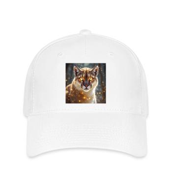 Power Animal Cougar - Flexfit Cap - white - Front
