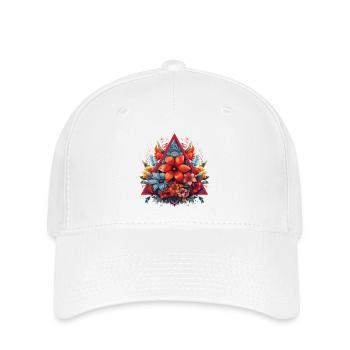 Flower triangle - Flexfit Cap - white - Front