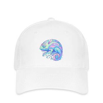 Pastell Chamäleon - Flexfit Cap - Weiß - Vorne