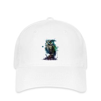Drop Owl - Flexfit Cap - white - Front