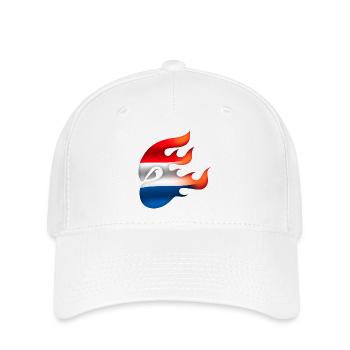 Drapeau des Pays-Bas - Pays-Bas - Ninja - Casquette Flexfit - blanc - Devant