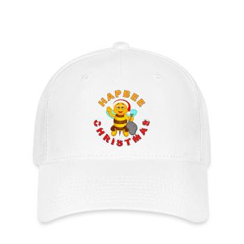 HAPBEE Noël avec texte 2 - Casquette Flexfit - blanc - Devant