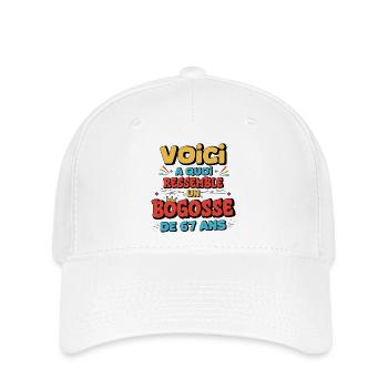 Humor and self-mockery 67 years old - Flexfit Cap - white - Front