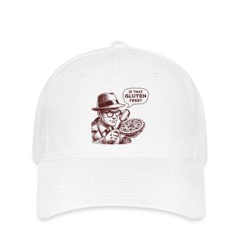 Is That Gluten Free? Funny Detective - Flexfit Cap - white - Front
