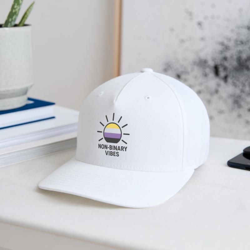 Non-Binary Vibes Sun Logo Flexfit Cap
