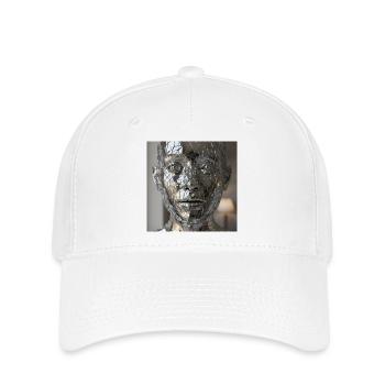 Sculpture corporelle à facettes - Casquette Flexfit - blanc - Devant