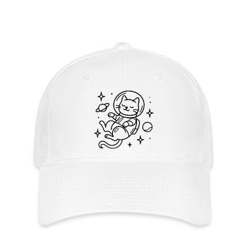 Abstract Digital Art Pattern - Flexfit Cap - white - Front