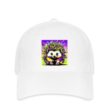Igel - Flexfit Cap - Weiß - Vorne
