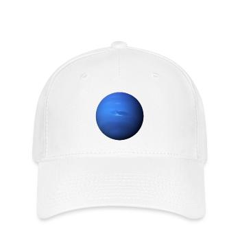 Neptune - Planète Neptune - Casquette Flexfit - blanc - Devant