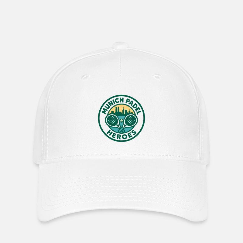 Munich Padel Heroes - Flexfit Cap - white
