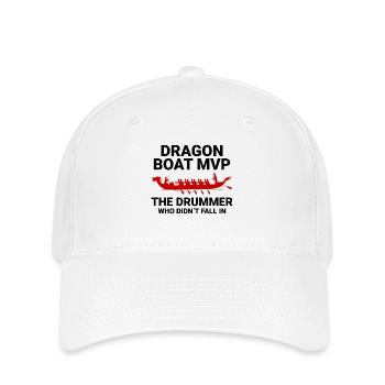 Drachenboot-Trommler - Flexfit Cap - Weiß - Vorne