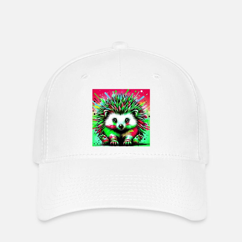 Igel - Flexfit Cap - Weiß