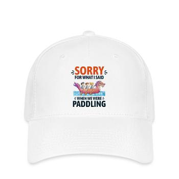 Drachenboot-Rennmannschaft - Flexfit Cap - Weiß - Vorne