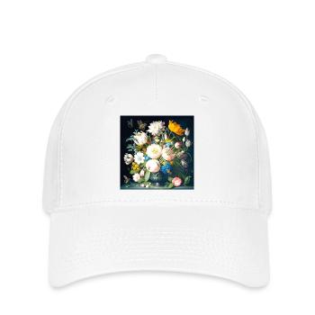 Bouquet of Butterflies Baroque Flemish - Flexfit Cap - white - Front