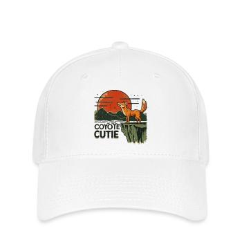 Coyote cutie - Flexfit Cap - white - Front